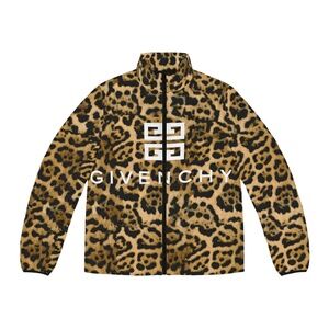 Givenchy Leopard Puffer Jacket – Alpha Presence Edition